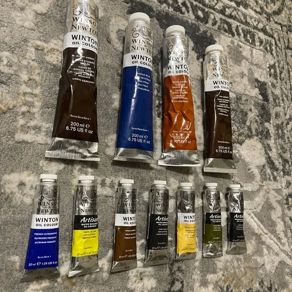 Winsor & Newton: Winton & Artisan Paint Bundle - 6.75floz and 1.25floz Tubes - Picture 6 of 7